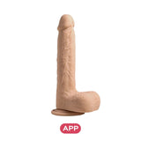 Luis-App Controlled 8.5 Real Thrusting Dildo With Clit Licker