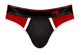 Retro Sport Panel Jock - S/ M - Black/ Red