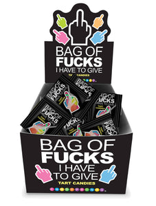 Bag of Fucks I Have to Give Display of 100 Count