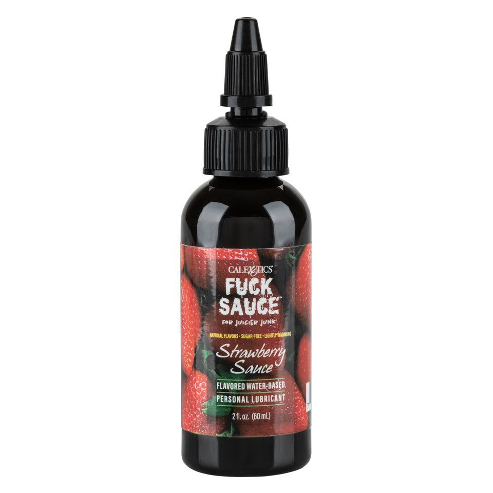Fuck Sauce Flavored Water-Based Personal Lubricant - Strawberry - 2 Fl. Oz.