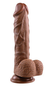 Realistic Dildo - 8 Inches - Dark