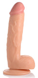 Pop Pecker 8.25 Inch Dildo With Balls - Light