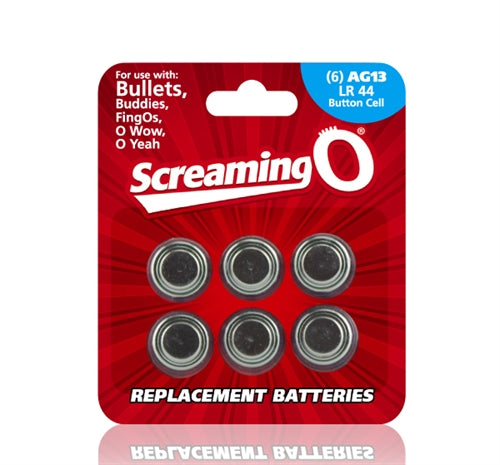 Replacement Batteries AG13 LR44 Button Cell 6 Count Each