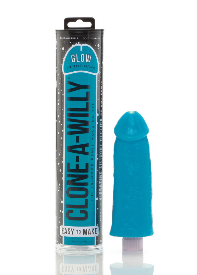 Clone-a-Willy Glow-in-the-Dark Kit - Blue