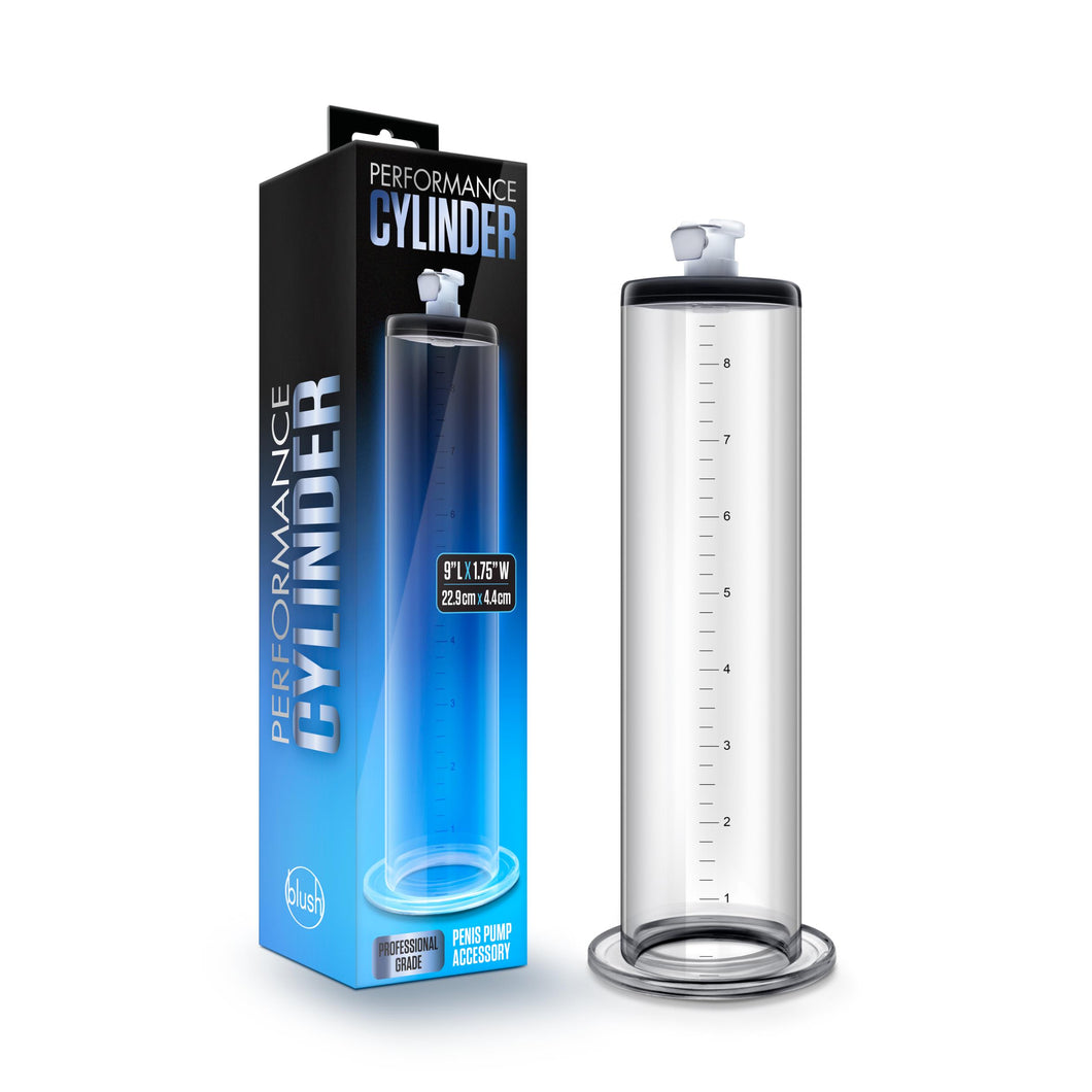 Performance - 9 Inch X 1.75 Inch Penis Pump  Cylinder – Clear