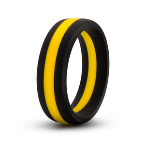 Performance - Silicone Go Pro Cock Ring -  Black-gold-black