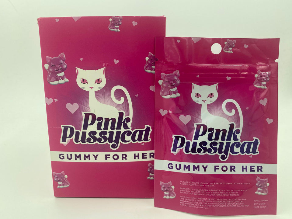 Pink Pussycat - 24 Count Display - Gummy for Her