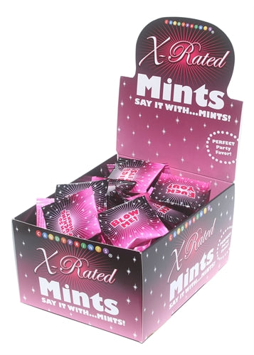 X-Rated Mints - 100 Piece p.o.p Display - 3.1g Bags