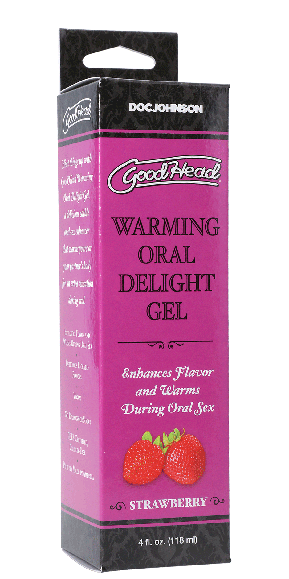 Goodhead - Warming Oral Delight Gel -  Strawberry - 4 Fl. Oz.