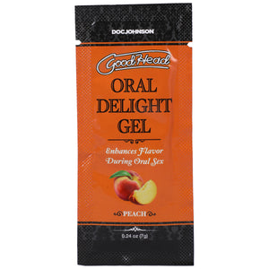 Goodhead - Oral Delight Gel - Peach - 0.24 Oz