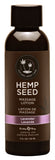 Hemp Seed Massage Lotion - Lavender - 2 Fl. Oz. - 60 ml