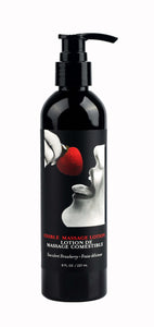 Edible Massage Lotion - Strawberry - 8 Fl. Oz.