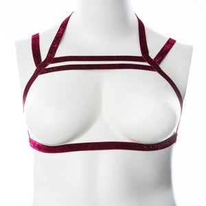 Gender Fluid Sugar Coated Harness - Large-xxlarge  - Raspberry