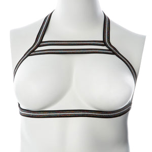Gender Fluid Silver Lining Harness - Large-xxlarge - Multi-Color