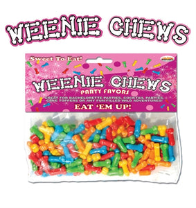 Weenie Chews Multi Flavor Assorted Penis Shaped Candy - 125 Piece Bag