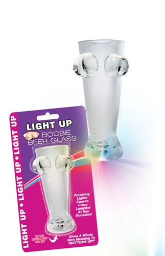 Light Up Boobie Beer Glass