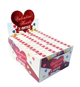 Valentine Hearts X-Rated Candy - 24 Count Display