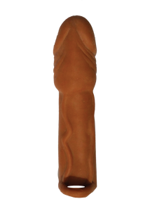 Skinsations Latin Lover Series Husky Lover 7 Inch Vibrating - Brown