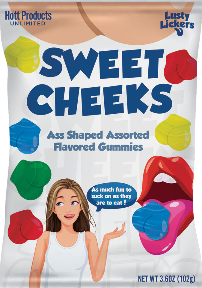 Sweet Cheeks Gummies - Ass Shaped Gummies -  Assorted Flavors