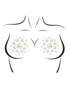 Isla Pearl Nipple Covers - White