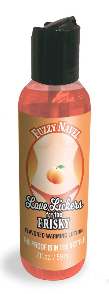 Love Lickers Massage Oil - Fuzzy Navel - 1.76 Fl. Oz.