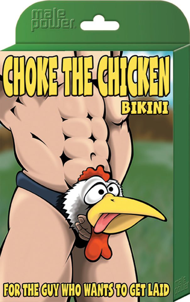 Choke the Chicken Bikini - One Size - Black
