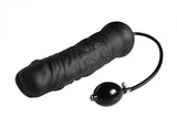 Leviathan Giant Silicone Inflatable Dildo - Black