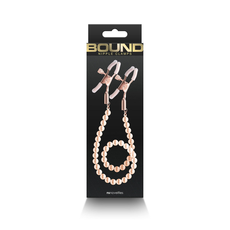 Bound - Nipple Clamps - Dc1 - Rose Gold