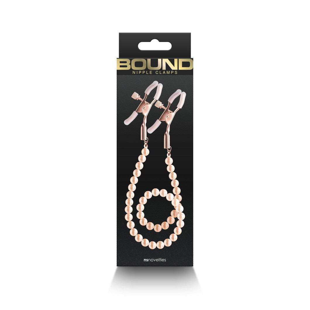 Bound - Nipple Clamps - Dc1 - Rose Gold