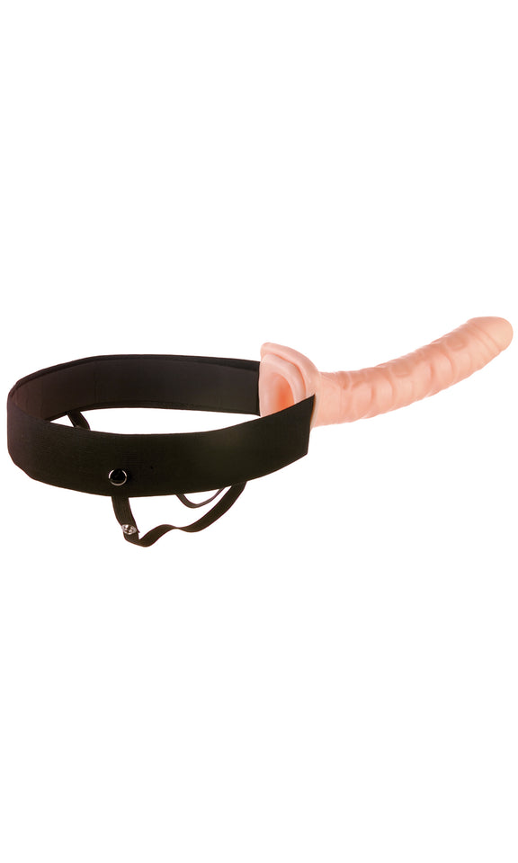 Fetish Fantasy Series 10" Hollow Strap-on - Flesh
