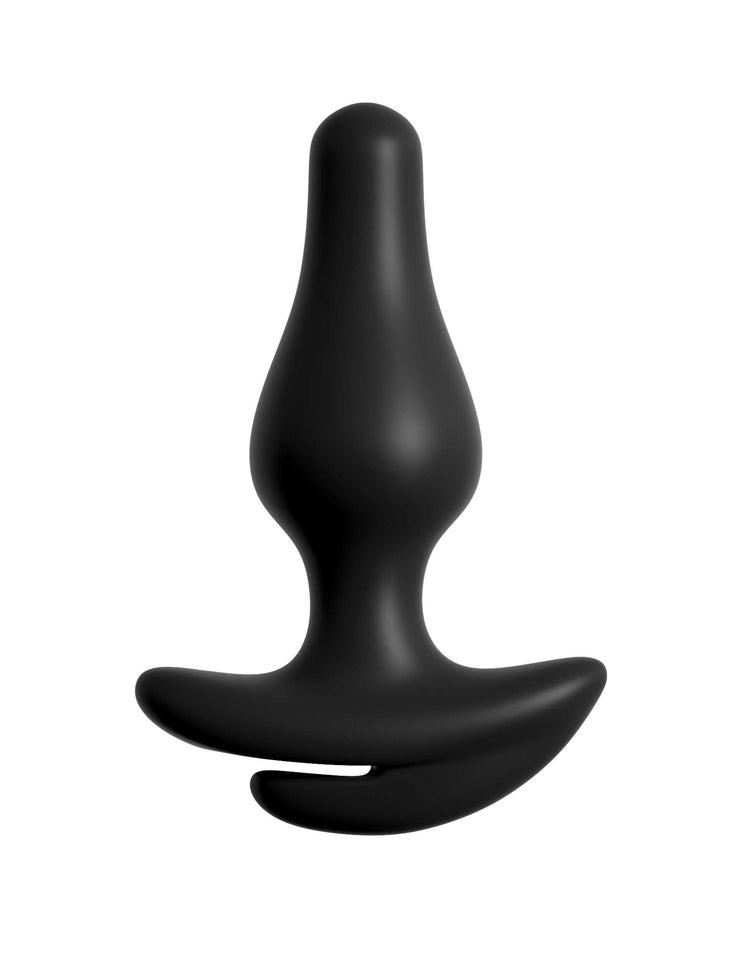 Hookup Panties Crotchless Pleasure Pearls - Black - XL - Xxl