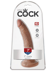 King Cock  7" Cock - Tan