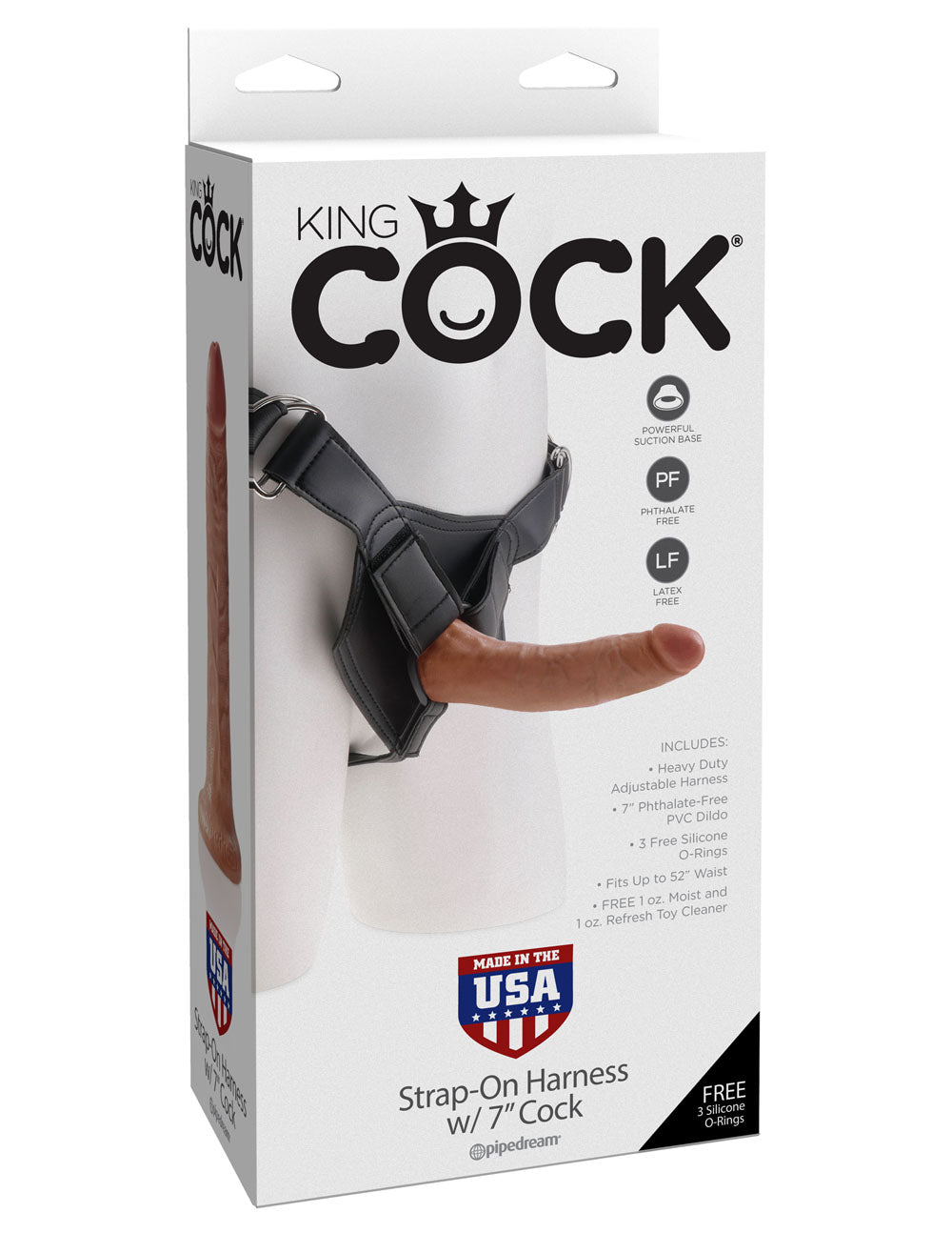 King Cock Strap-on Harness With 7