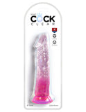 King Cock Clear 8 Inch - Pink