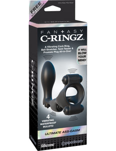 Fantasy C-Ringz Ultimate Ass Gasm - Black