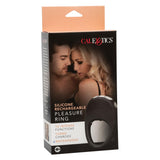 Silicone Rechargeable Pleasure Ring - Black