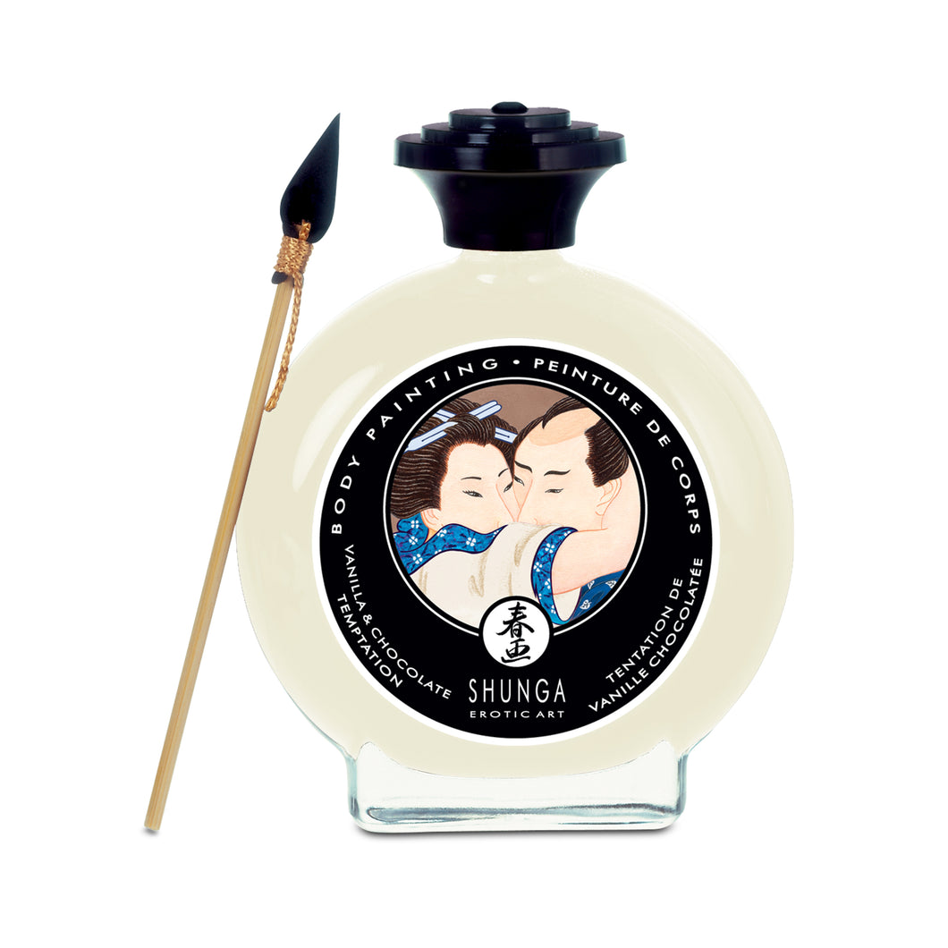 Edible Body Paint - Vanilla & Chocolate Temptation - 3.5 Fl. Oz. - 100 ml