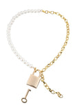 Pearl Day Collar - White/gold