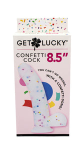 Get Lucky Confetti Cock - 8.5 Inch