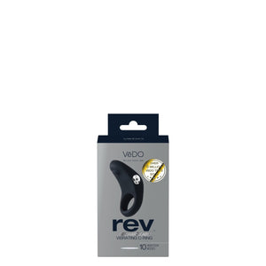 Rev Rechargeable Vibrating C-Ring - Black